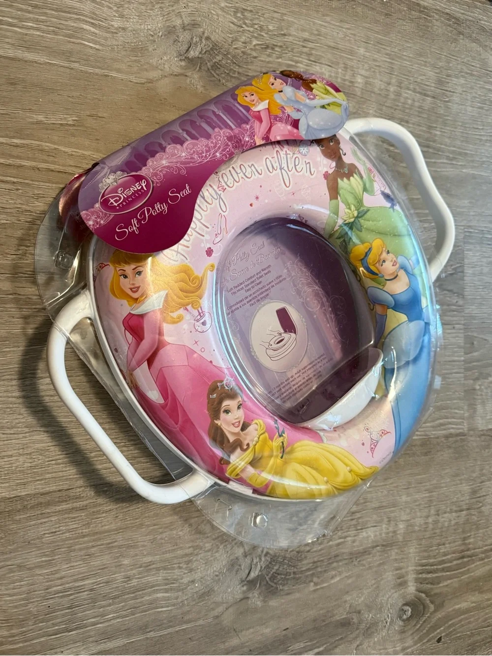 Disney Princess Cushioned Soft Potty Bathroom Toilet Seat